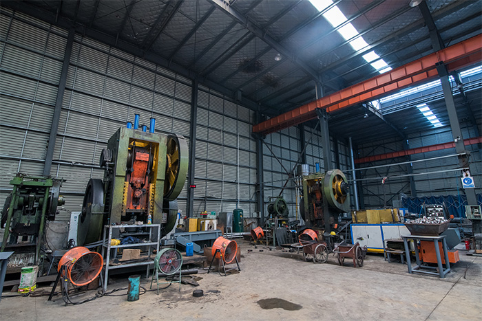 河津网架配件-锥头加工车间